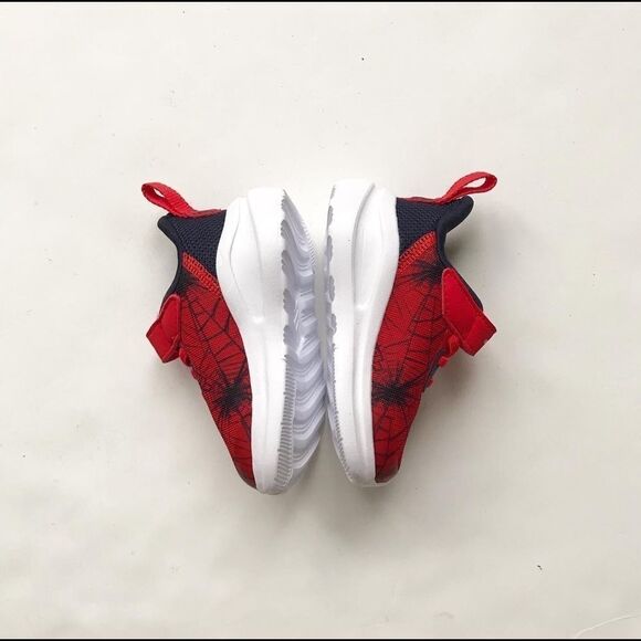 Adidas X Marvel NWOT Spider-Man fortarun  sneakers size 5 - Picture 2 of 8
